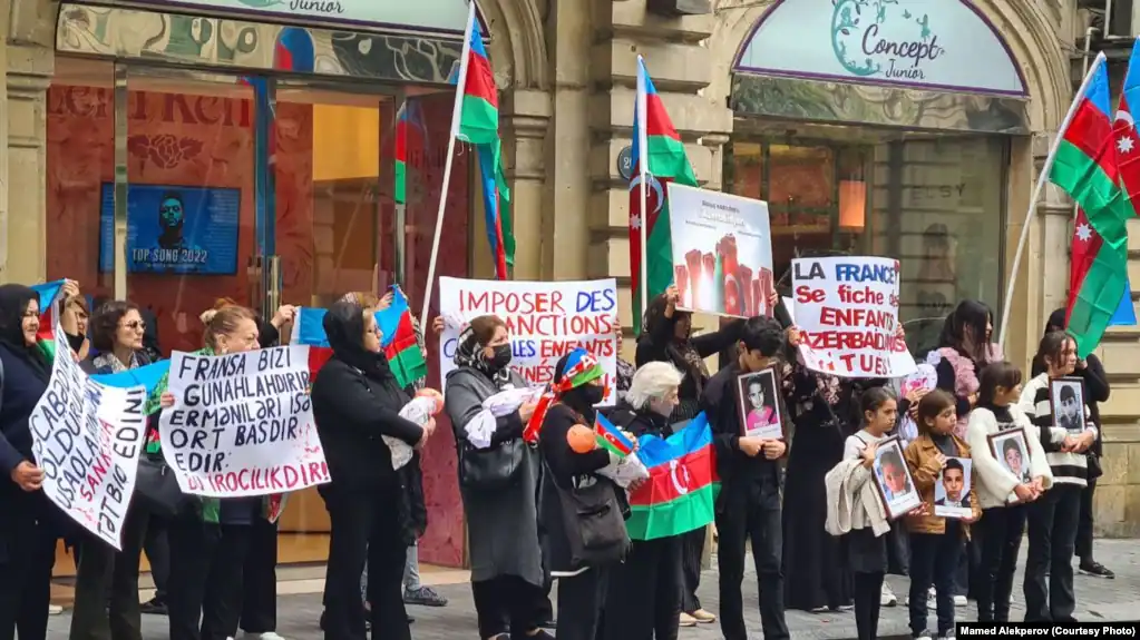 Әзірбайжан митинг